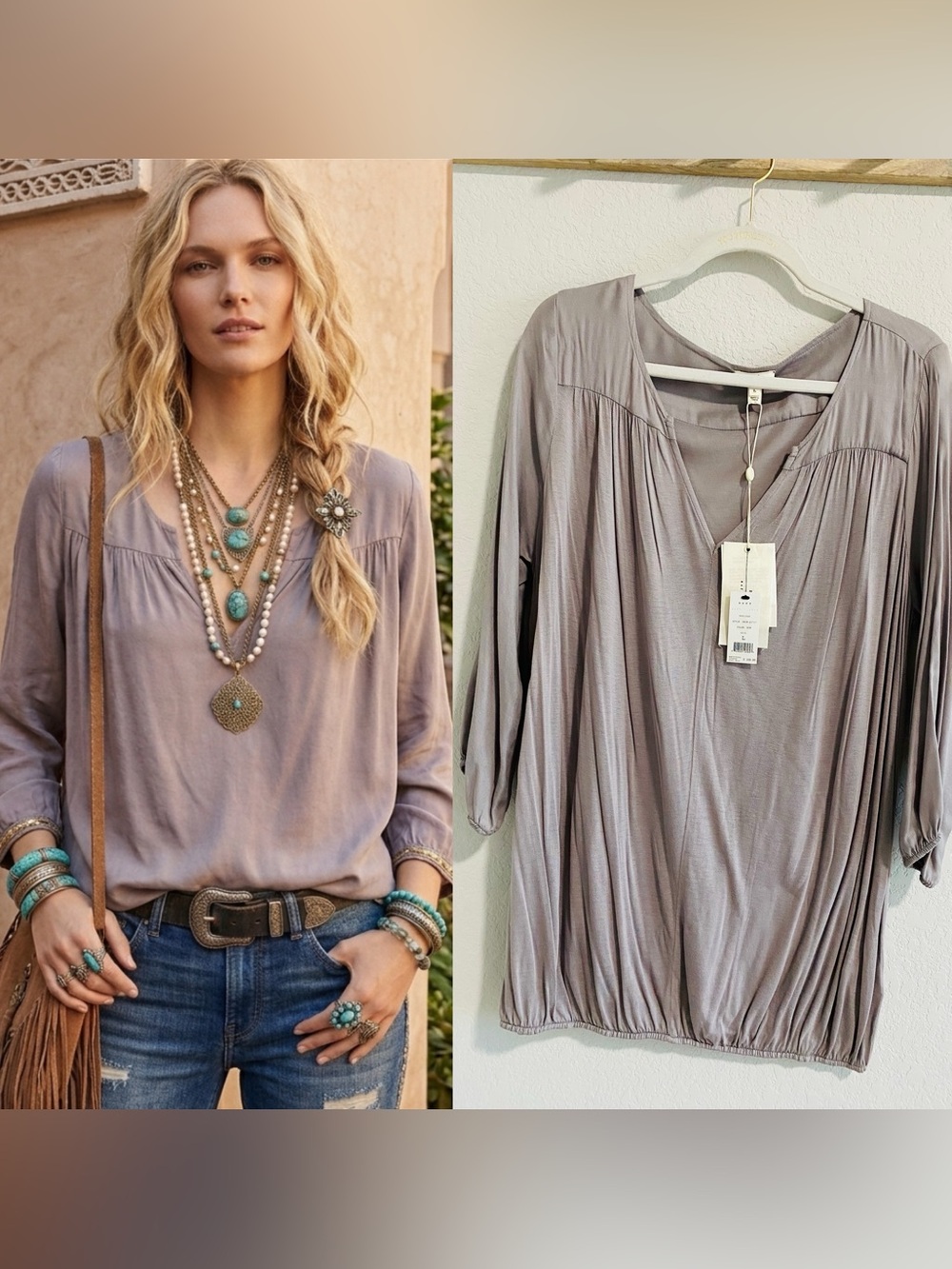NWT $108 Joie Soft Precious Top Jersey Knit Dolman Blouse Anthropologie